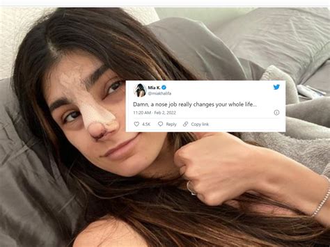 are mia khalifa tits fake|Mia Khalifa gets new nose job as she makes admission about。